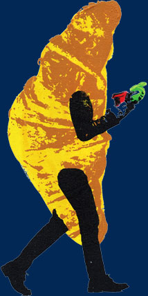Croissant Man Detail
